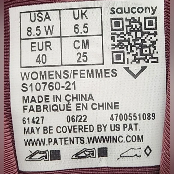 NEW Saucony Triumph 20 Sundown Rose Running Sneaker Women's Size 8.5 W - Picture 9 of 9